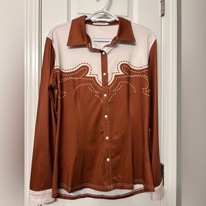 Ranch dressin’ brand medium rodeo shirt!